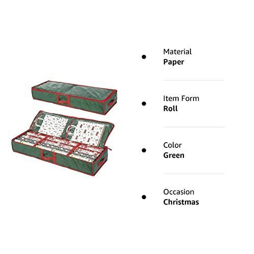 Sattiyrch Underbed Gift Wrap Organizer,Gift Wrapping Paper Storage