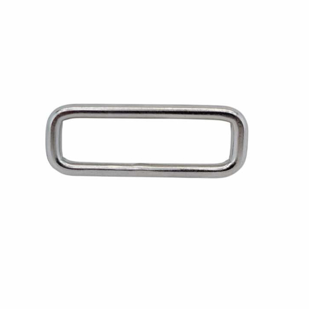 Marine T304 Stainless Steel 3/16"x2" Rectangular Ring Rectangle Loop 550 Lb WLL