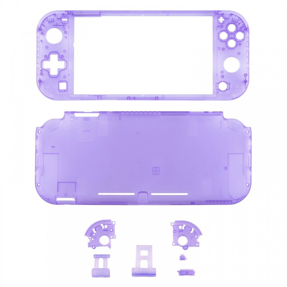 Shell Cover Screen Protector Button Clear Atomic Purple for Nintendo Switch Lite