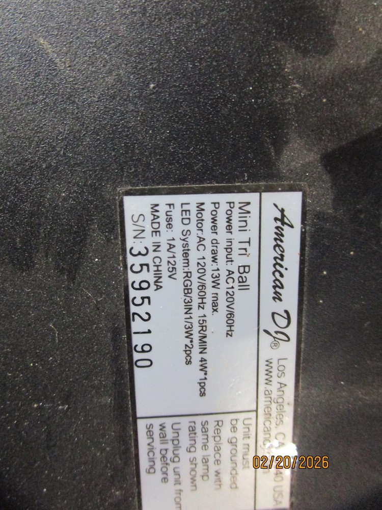 American DJ Mini Tri Ball