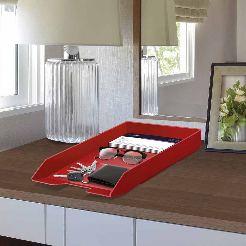 Stackable Letter Tray Front Load, Letter Size, Stacking Document Desk Office ...