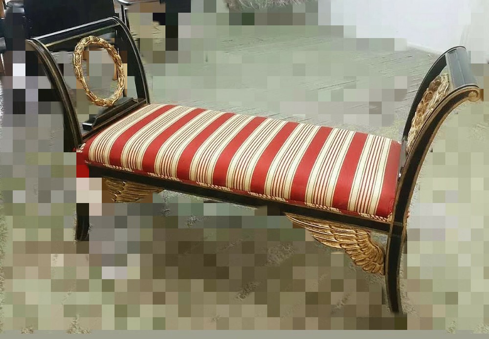 NEW WING VICTORY GOLD CARVING BENCH FRAME ONLY