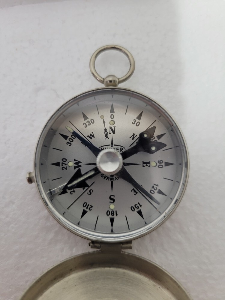 Vintage Hunter Compass Made in Germany Working