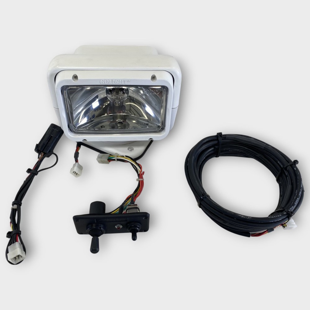 GoLight 2020GT Halogen Permanent Mount Searchlight w/Hardwired Dash Mount Remote