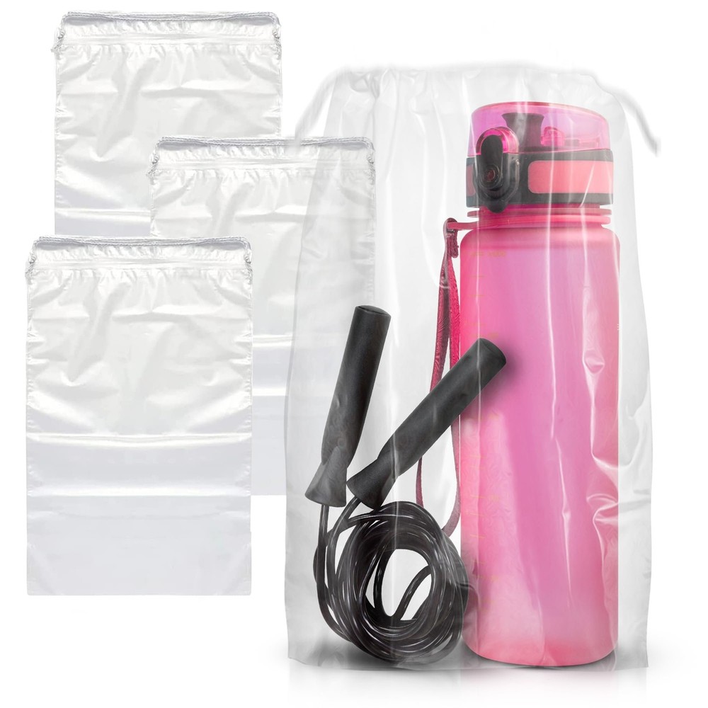 2000 Pull-Tite Drawstring Bags 4 x 6 Low Density Polyethylene