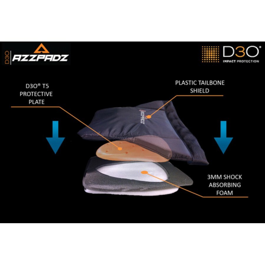 Azzpadz D3O Tailbone protection