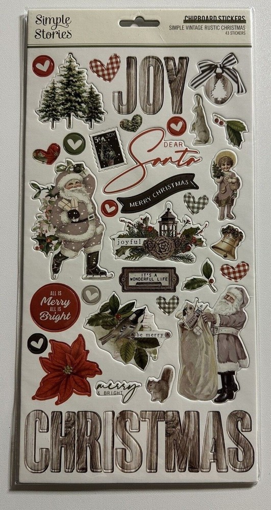 Simple Stories Chipboard Stickers-Multiple Variations-You Choose