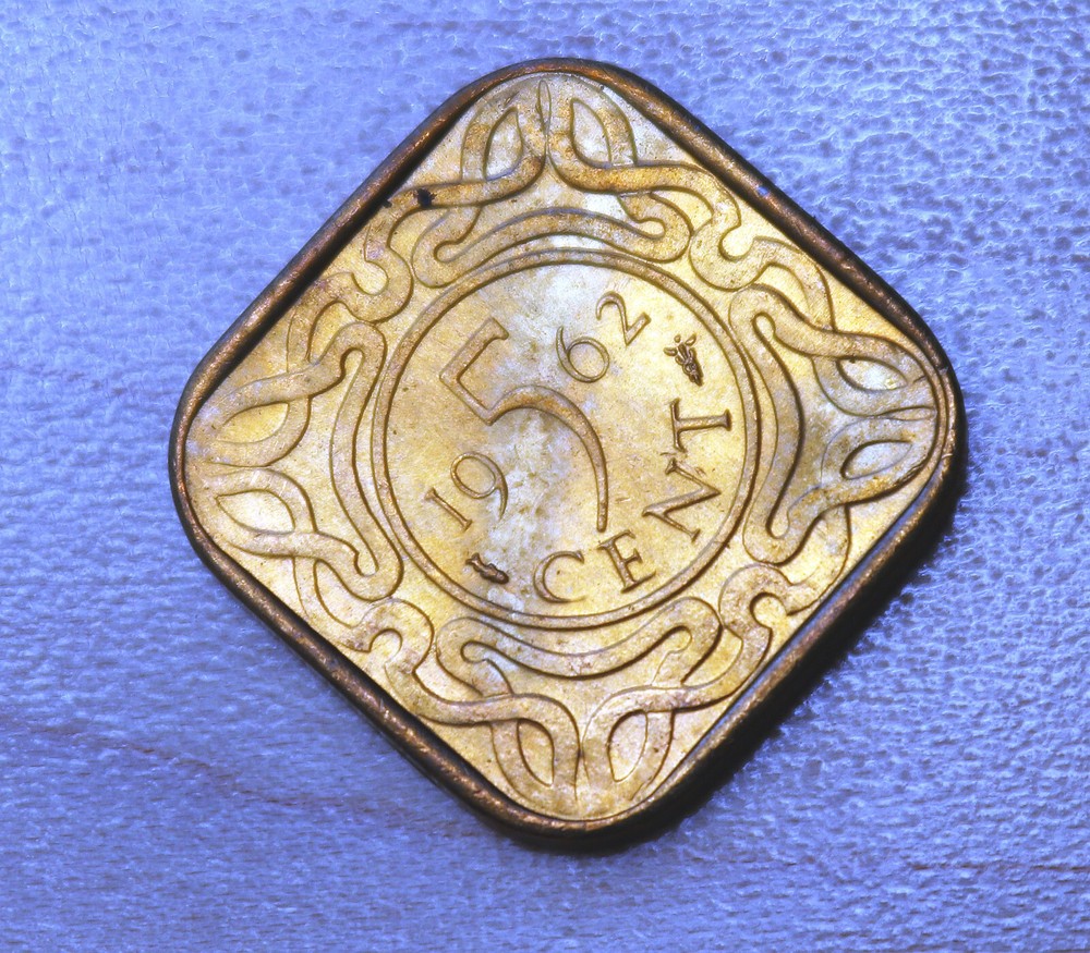 1962 Suriname 5 Cents