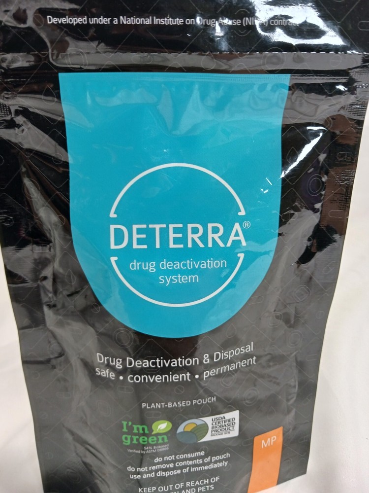 Deterra Drug Deactivation System & Disposal New Sealed