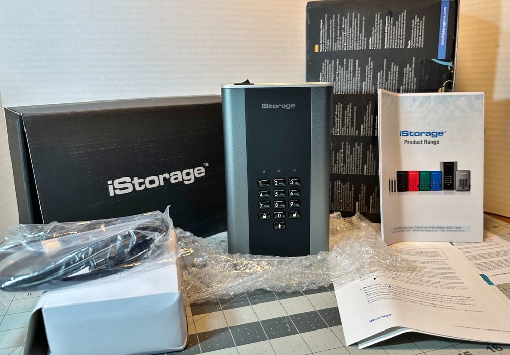 iStorage diskAshur DT2 256-bit 2TB USB 3.1 SECURE ENCRYPTED DESKTOP Hard Drive