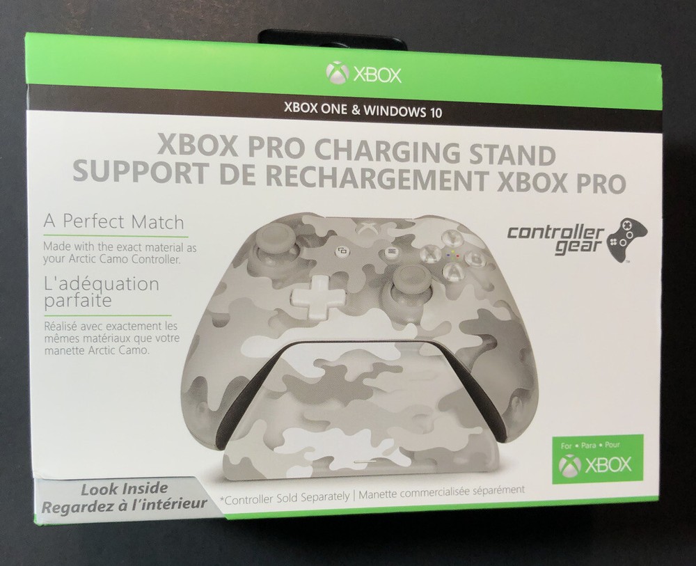Controller Gear XBOX ONE Pro Charging Stand [ Arctic Camo ] NEW