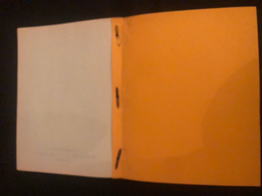 "PRO" VINTAGE MOVIE SCRIPT by David Moessinger [Vintage]