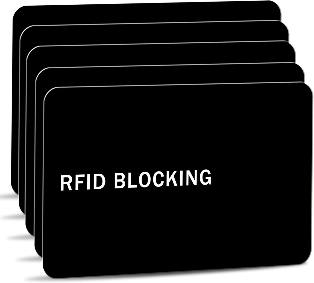 RFID Blocking Card NFC Contactless Credit ID Protector Wallet Guard 5 Pack