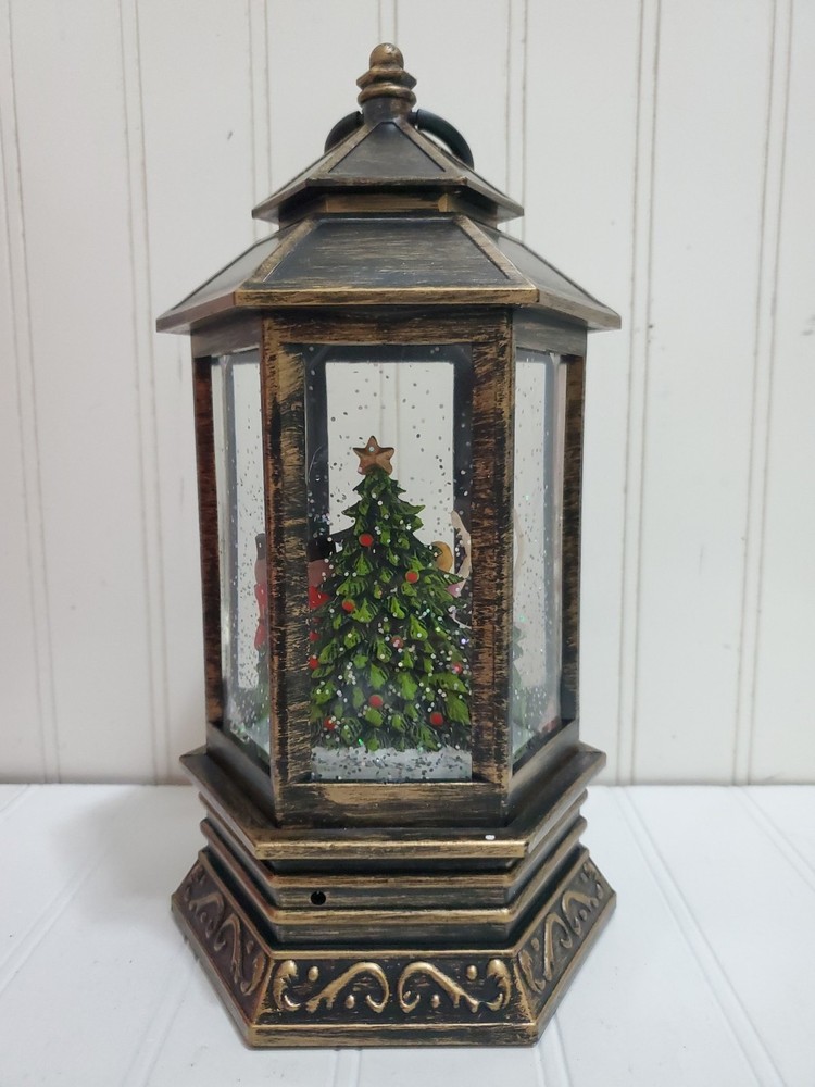 Musical Christmas Snow Globe Lantern Lighted Nutcracker Suite Scene Christmas