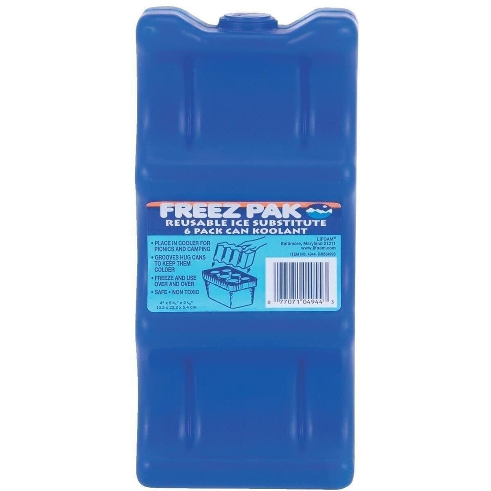 Lifoam 6Pk Can Reusable Ice