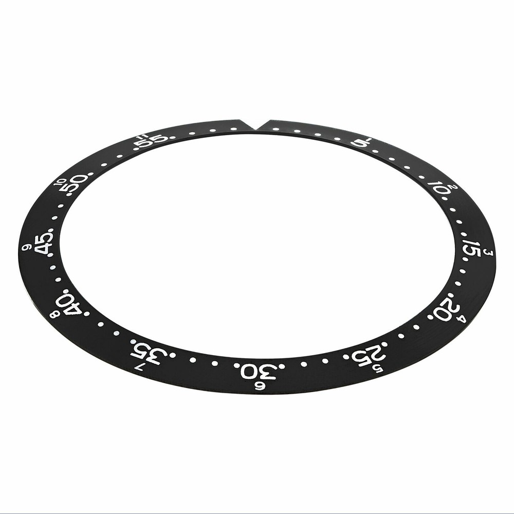 REPLACEMENT BEZEL INSERT FOR TAG HEUER 1163 WATCH BLACK