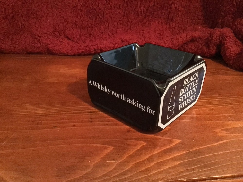 Black Bottle Scotch Whisky Ashtray