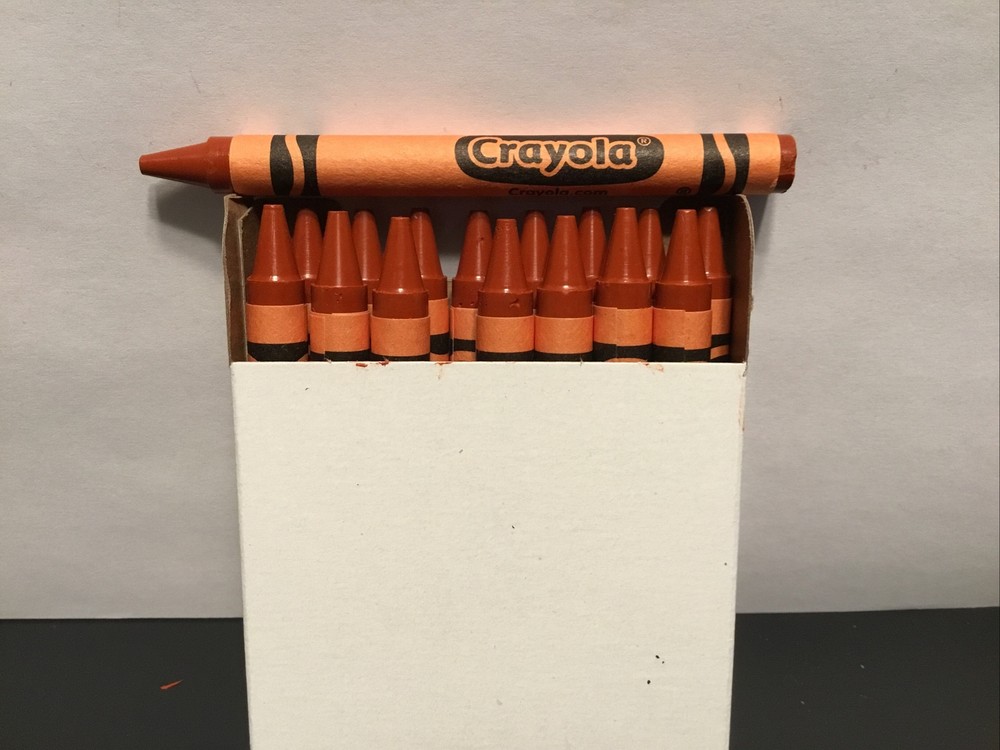 (16) Crayola Crayons (mahogany) BULK