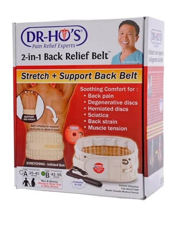 DR-HO'S 2-in-1 Lower Back Decompression Belt Essential Package *NEW*