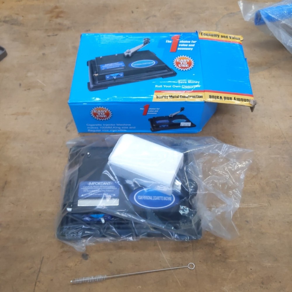 Cigarette injector machine makes 100MM , King And Regular Size Cigarettes. #1