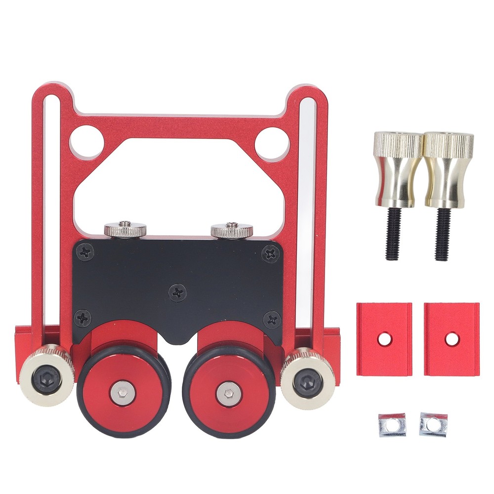Double Wheel One Way Sliding Feeding Guide Roller Tool for Table Saw Router
