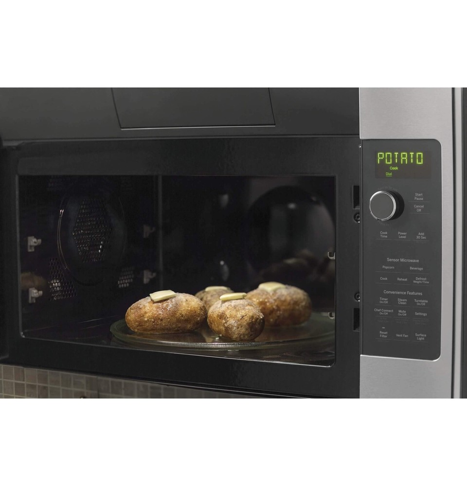 GE PVM9215SKSS Microwave Oven, Solid Black