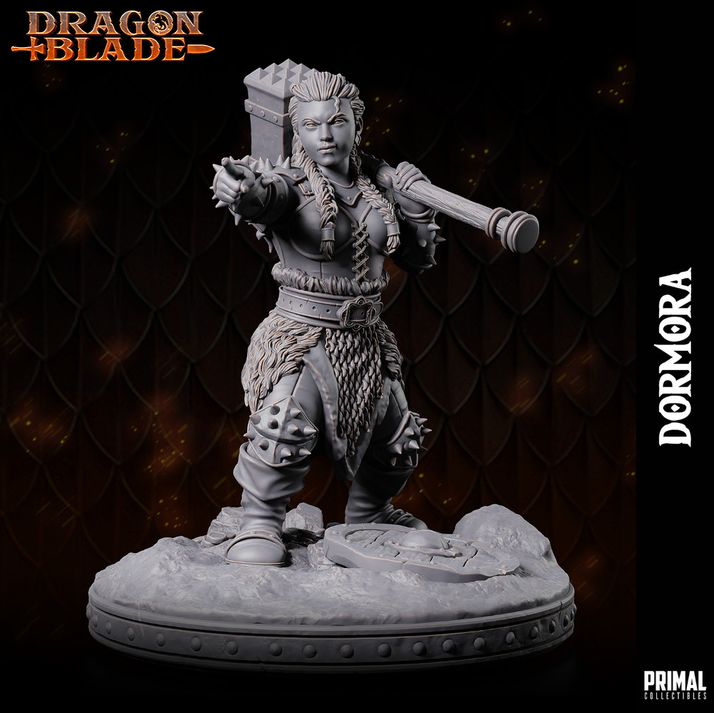 Evil Female Dwarf Dormora | Primal Collectibles |