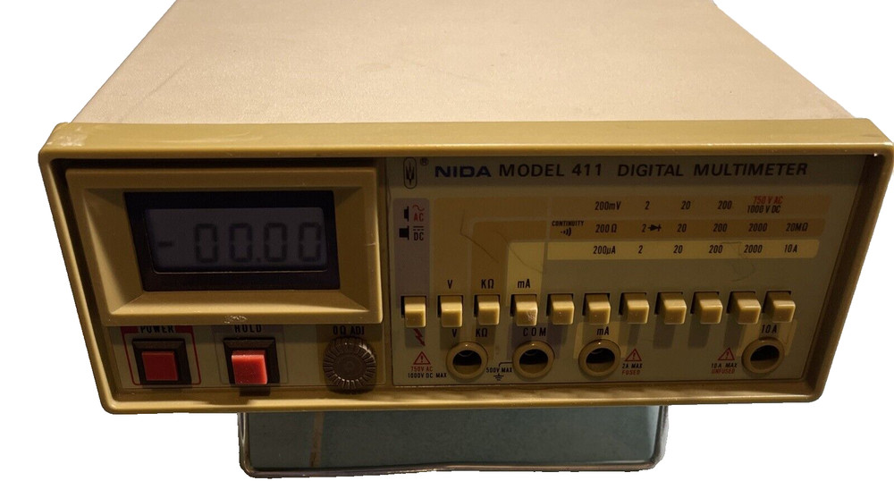 NIDA  411 Digital Multimeter Working Ships Free