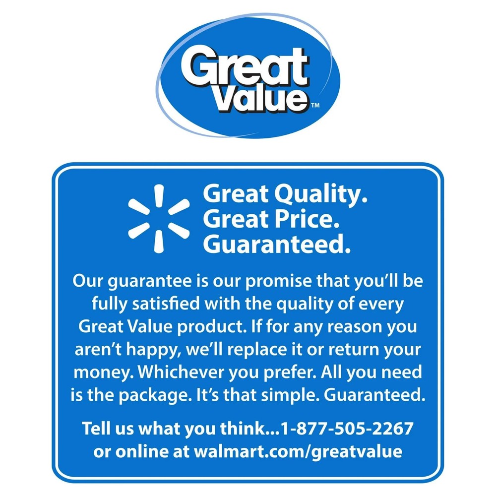 Great Value Non-Scratch Scrub Sponges, 4 Count