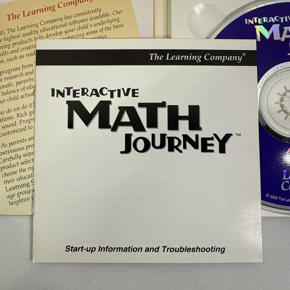 Interactive Math Journey PC CD-ROM R36