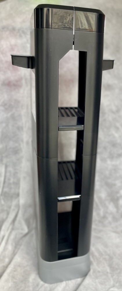 Nintendo Wii U Storage Tower Rack – Game Console & Accessory Display – Black