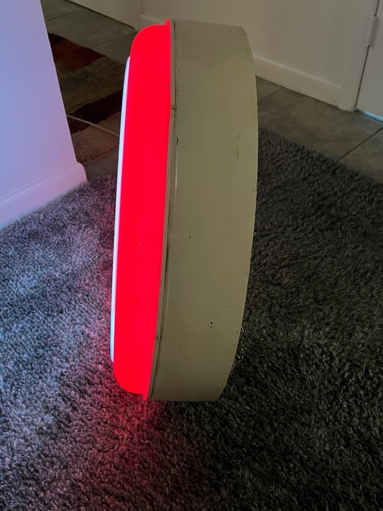 Original Neon Clock Very Good Working Condition