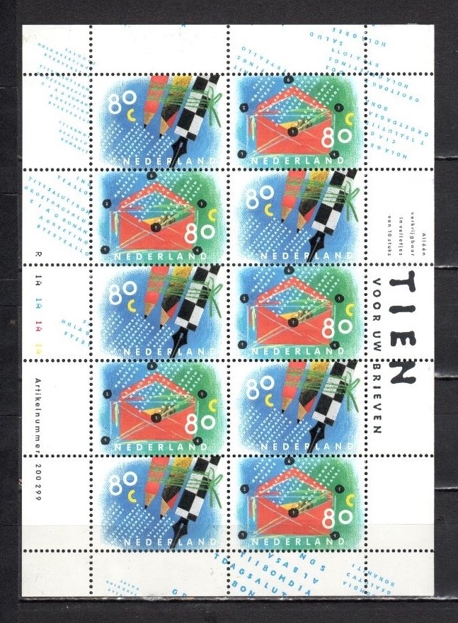Netherlands  - Unused Sheet MH/OG Stamps