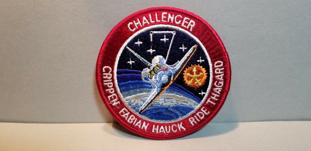 STS-7 SPACE SHUTTLE PATCH "CRIPPEN-HAUCK-FABIAN-RIDE-THAGARD"