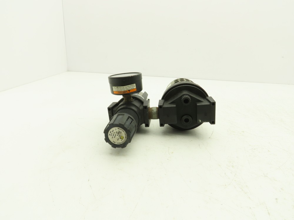 Master Pneumatic Detroit Filter Regulator Lubricator Combination 1/2" NPT
