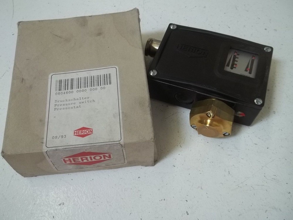 HERION 0804600 PRESSURE SWITCH NSMP