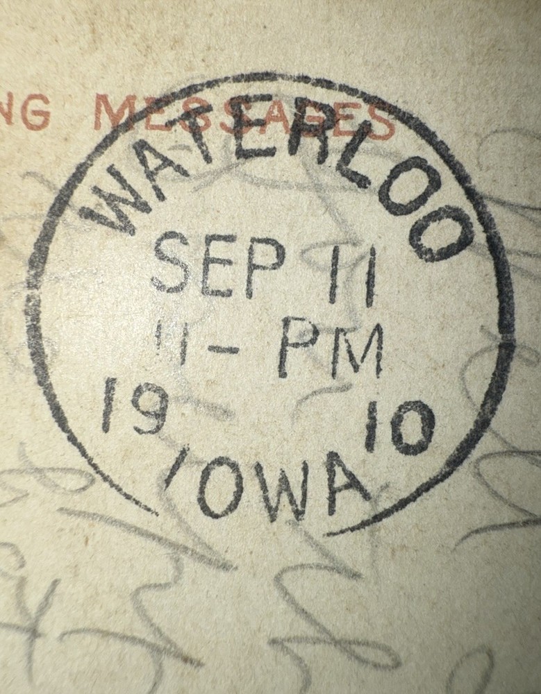 Rare 1 Cent George Washington Stamp On Postcard