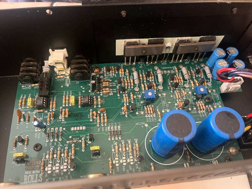 Rolls RA200 Rackmount Mosfet Power Amplifier - Tested