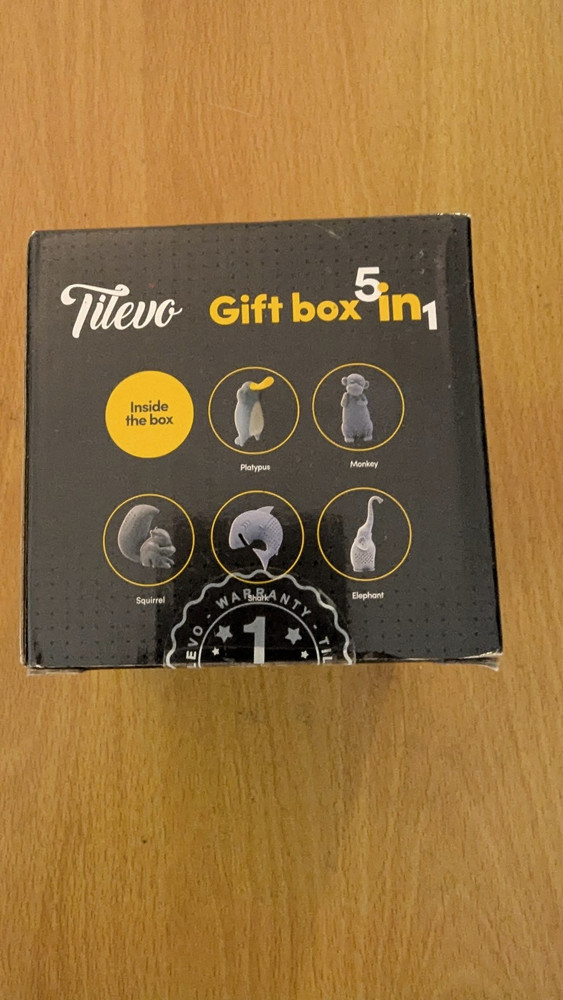 Tilevo Tea Infuser Gift Set - Elephant, Monkey, Platypus, Squirrel, and Dolpin