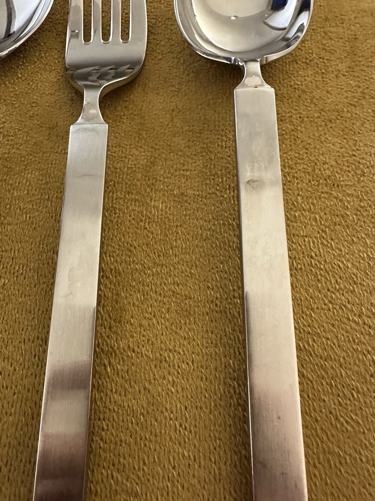 Alessi Salad Serving Set + Serving Spoon & Fork
