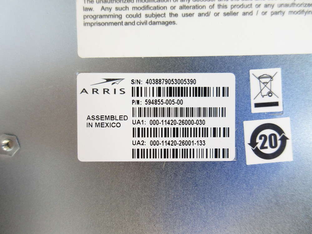ARRIS DSR-7401 Commercial Integrated Satellite Receiver High Density Transcoder