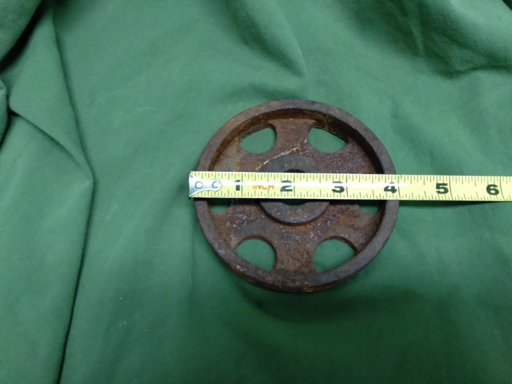 Vintage Cast Iron Valve Handle - 4" - Steampunk Possible