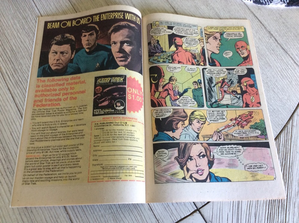 1977 DC comics flash issue number 252