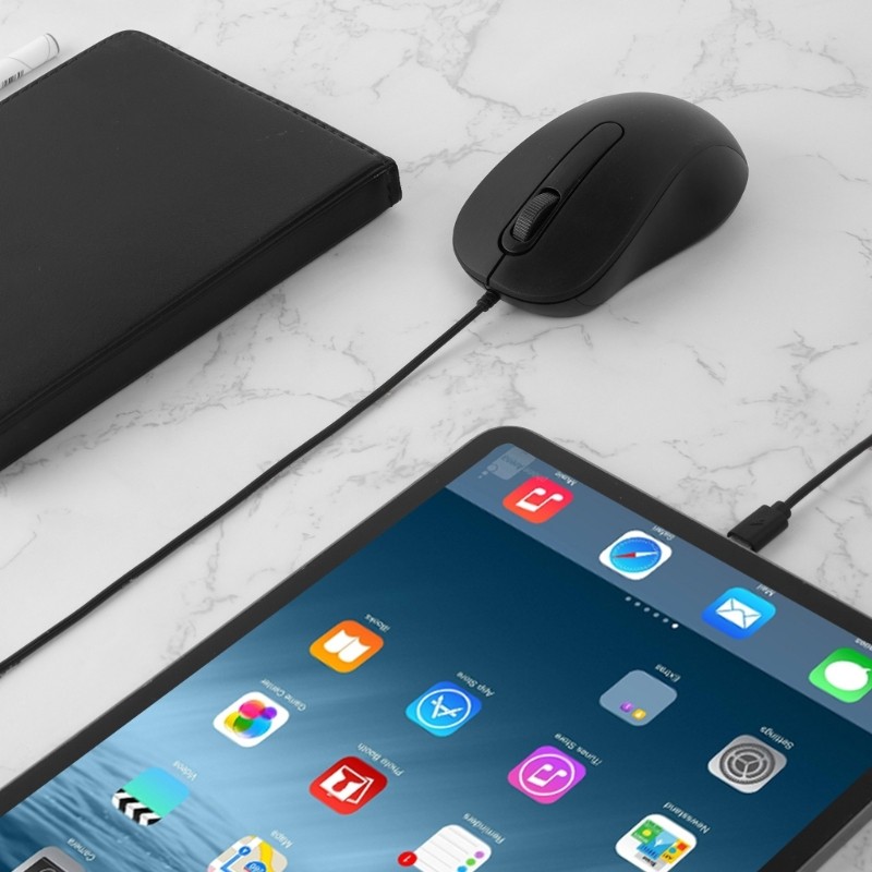 Ergonomic Type C Gaming Mouse USB C Mice 3 Buttons, for Windows Compatibility