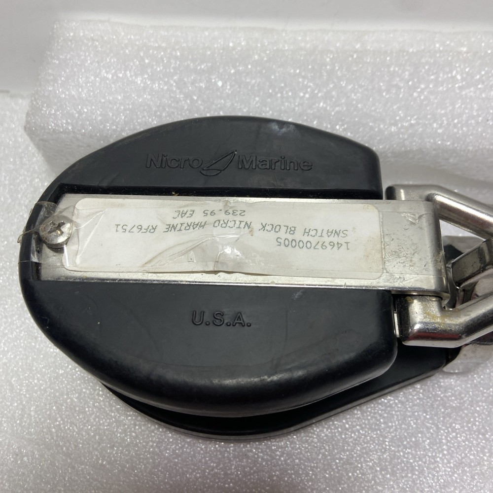 NICRO MARINE RF6751 SNATCH BLOCK