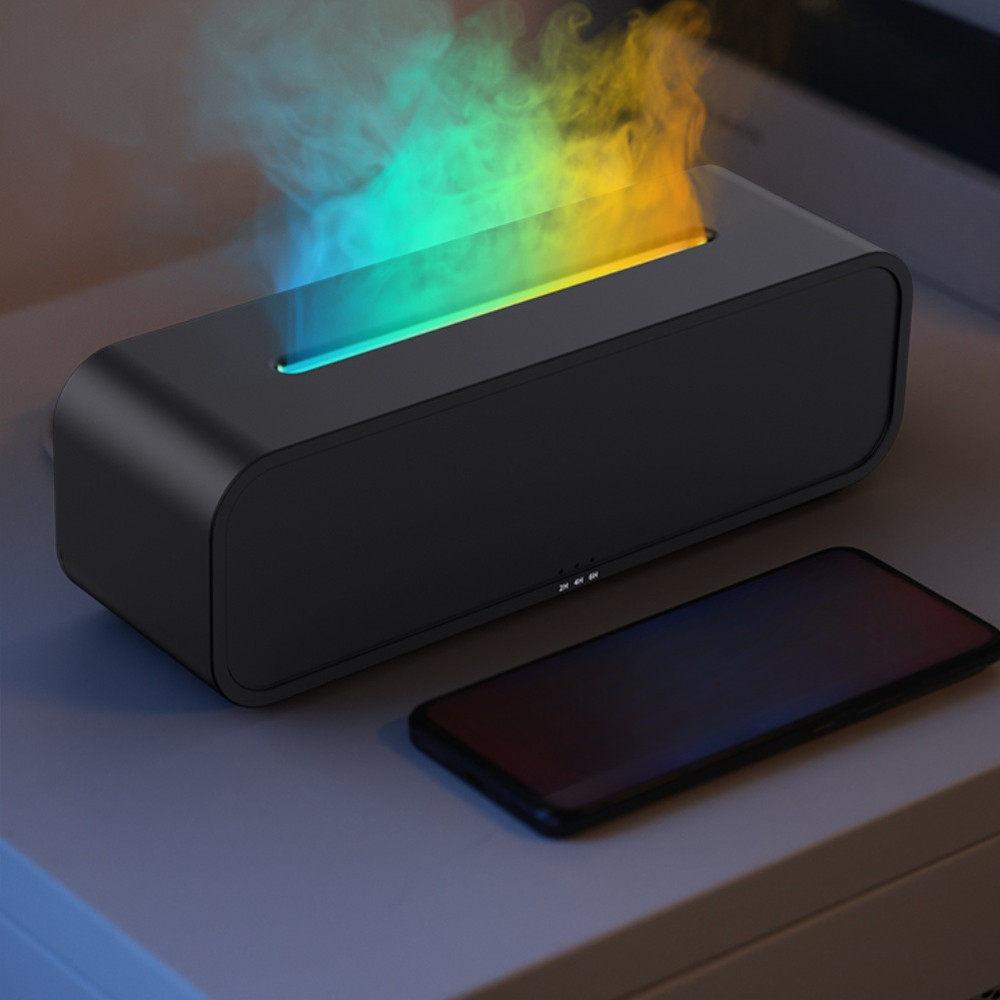 Sound Activated  for AROMA Diffuser with Flame and Seven Color Ambient Lights