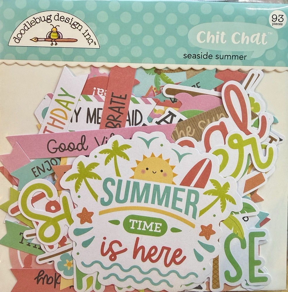 Doodlebug Seaside Summer Chit Chat