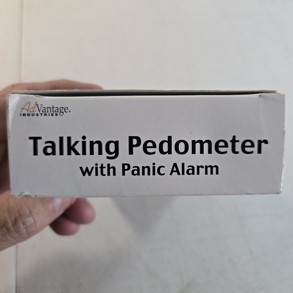 Advantage Industries Talking Pedometer With Panic Alarm & Instructions NIB
