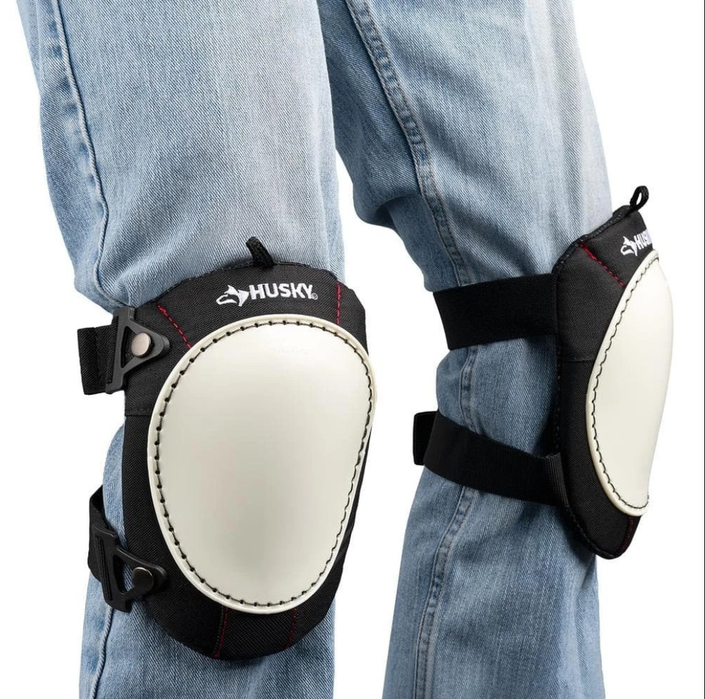 Husky Hard Cap Work Knee Pads – Lightweight, Durable, and Comfortable