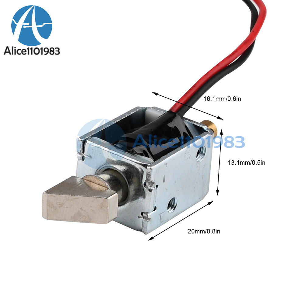 DC 12V 5.14W Slope Electromagnetic Lock Instantaneously Energized Switch Lock